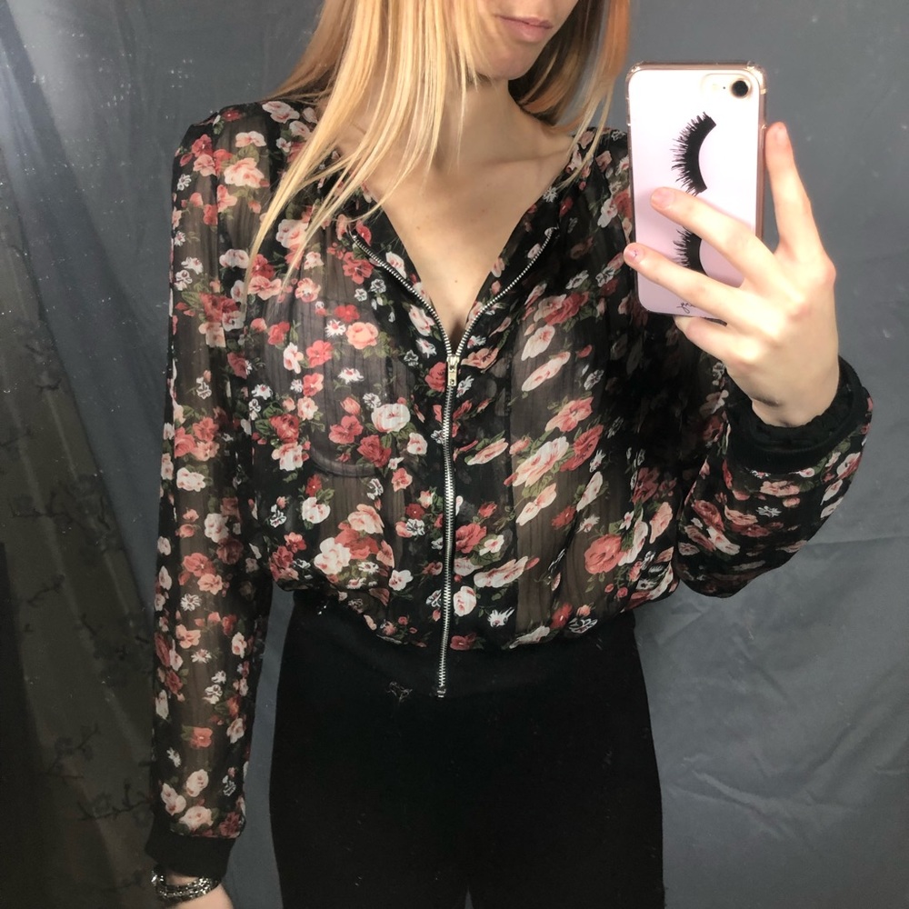 Finejo see through jacket